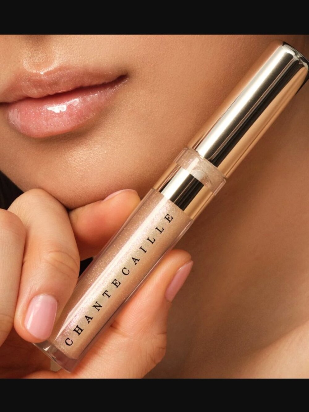 ❣️2/$36 NIB Chantecaille Brilliant Lip Gloss Gleam Gold Full Size Retail $43.00